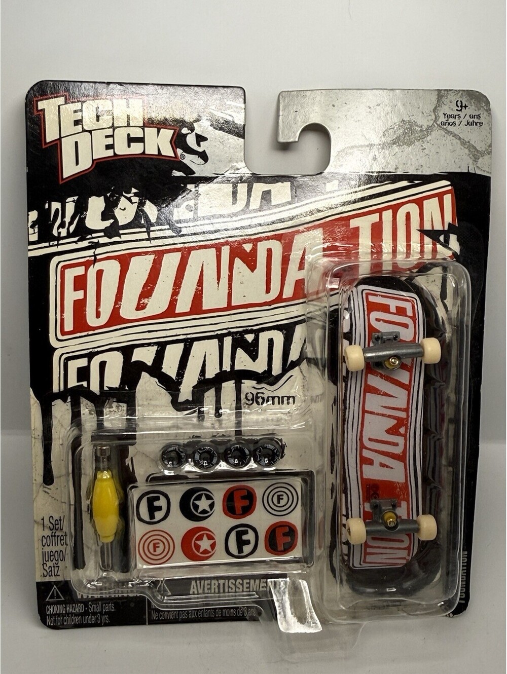 Tech Deck 96mm Fingerboard Foundation Skateboards Rare Vintage New Sealed
